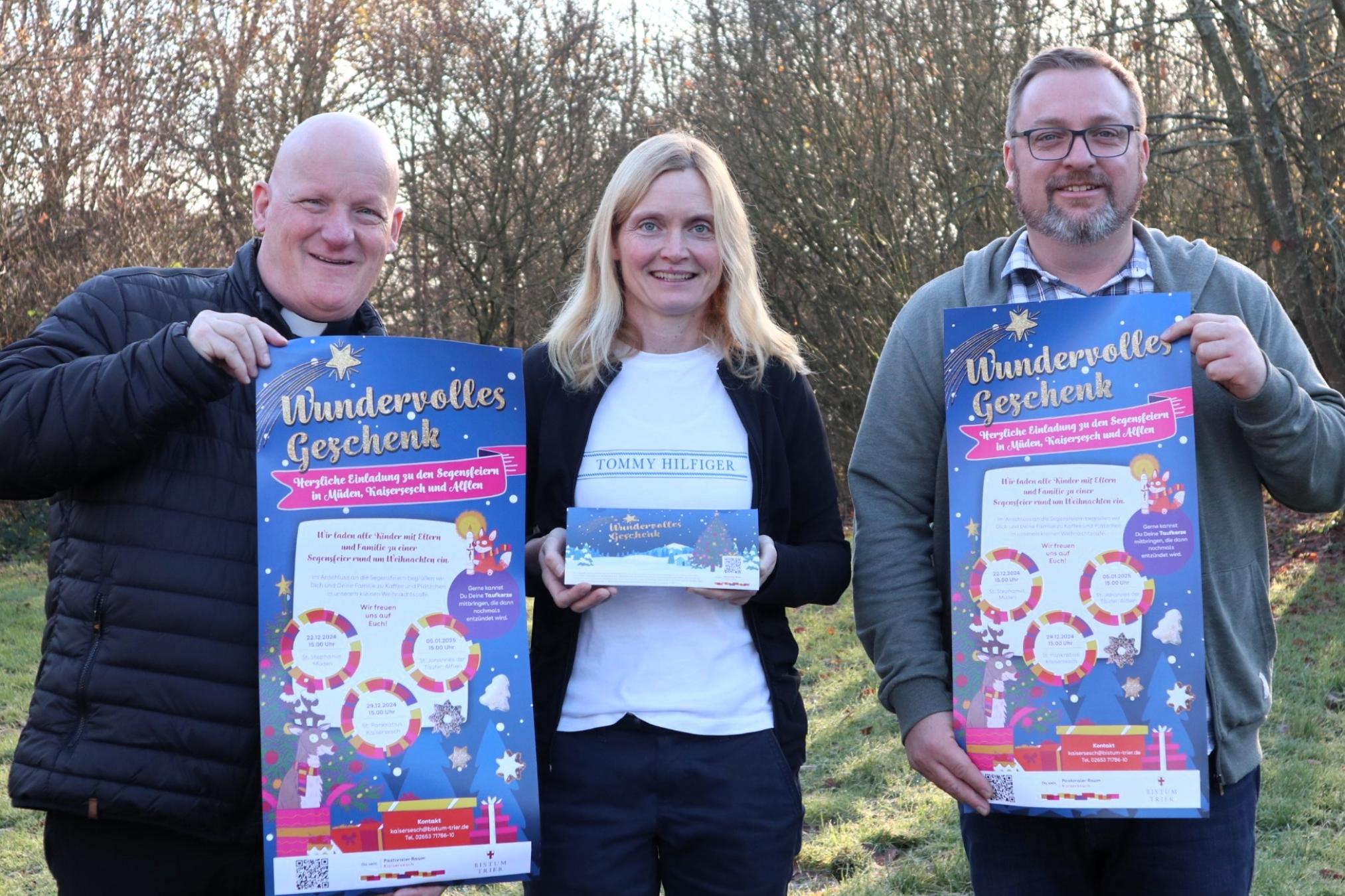 Michael Wilhelm, Manuela Pötz und Markus Göbel (von links)