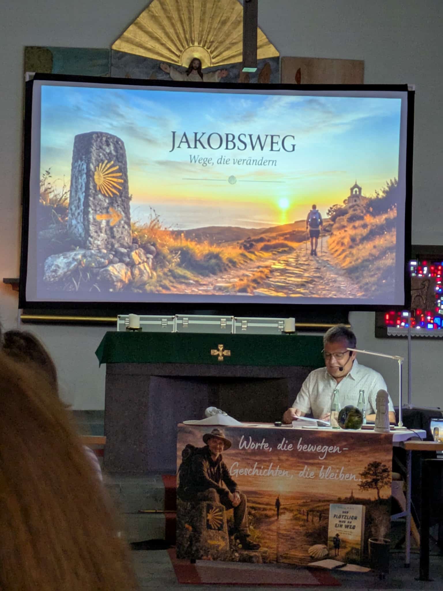 Autorenlesung in der Kirche Laubach