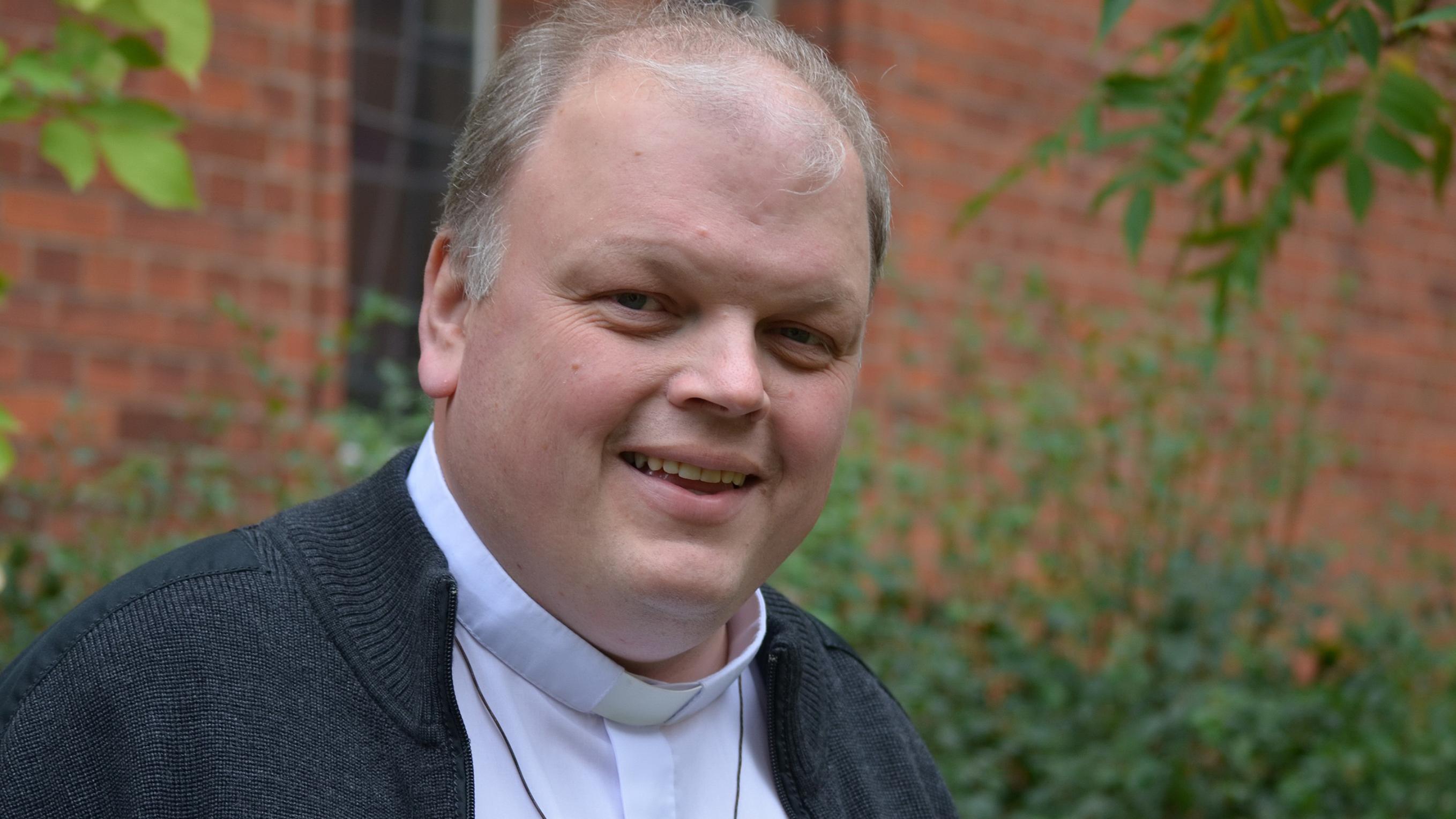 Zelebrant des Gottesdienstes ist Pater Christoph Kübler.